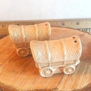 Miniature Covered Wagon Salt and Pepper Shakers
